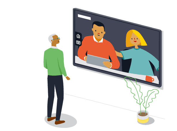 Videokonferenzen mit Displaynote starten