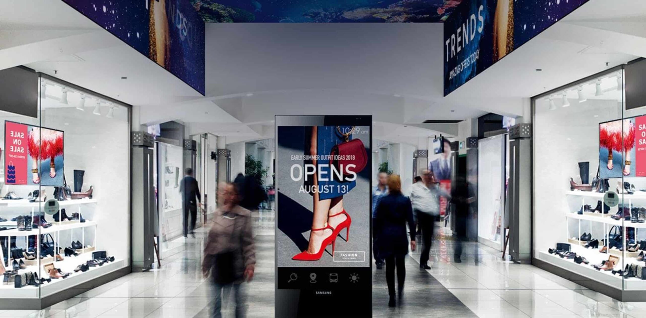 Digital Signage Bildschirm Stele Infoscreen