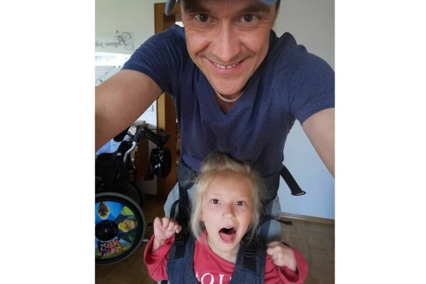 Sarina und Papa